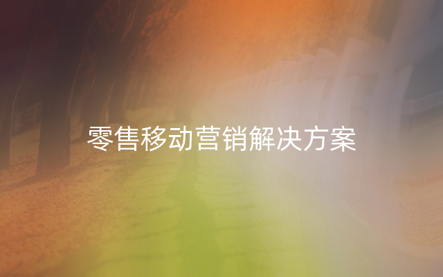 零售移动营销解决方案