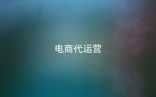 电商代运营