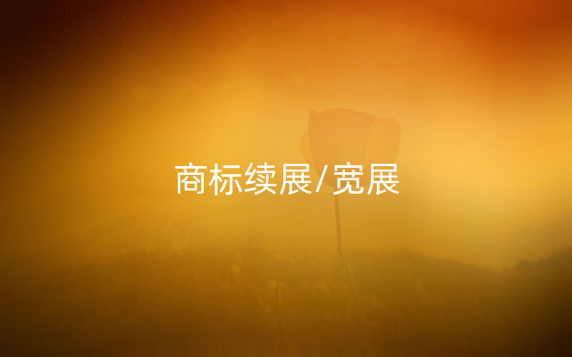 商标续展/宽展